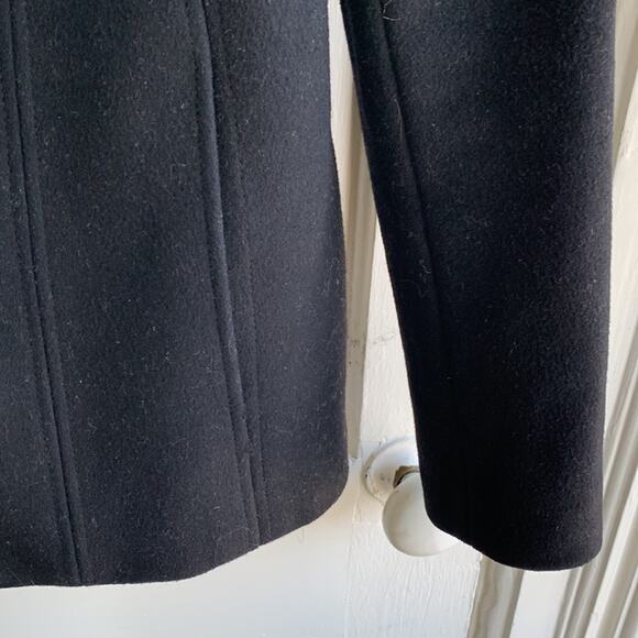 Babaton Aritzia Black Wool Cashmere Cocoon Coat - Picture 5 of 8